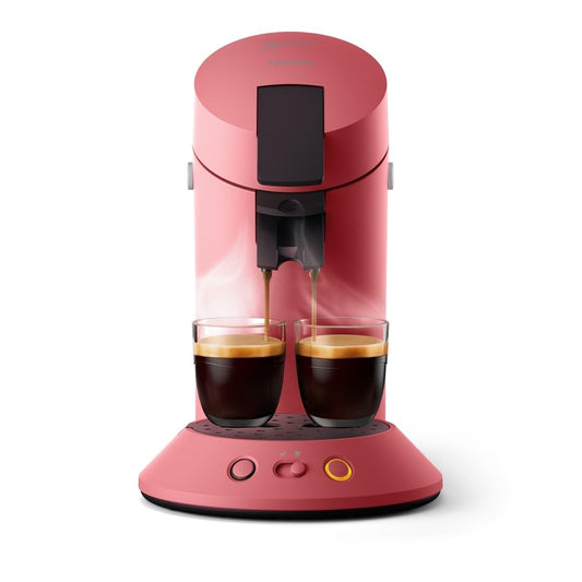 Senseo Original Plus Machine à café à dosettes Rouge tendre CSA210/35 - Vuro Exclusive
