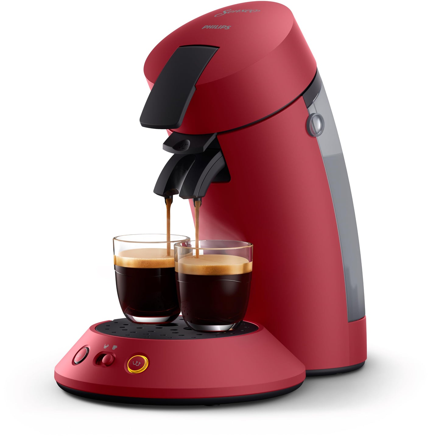 SENSEO Original Plus Machine à Café à Dosettes, Rouge CSA210/91 - Vuro Exclusive